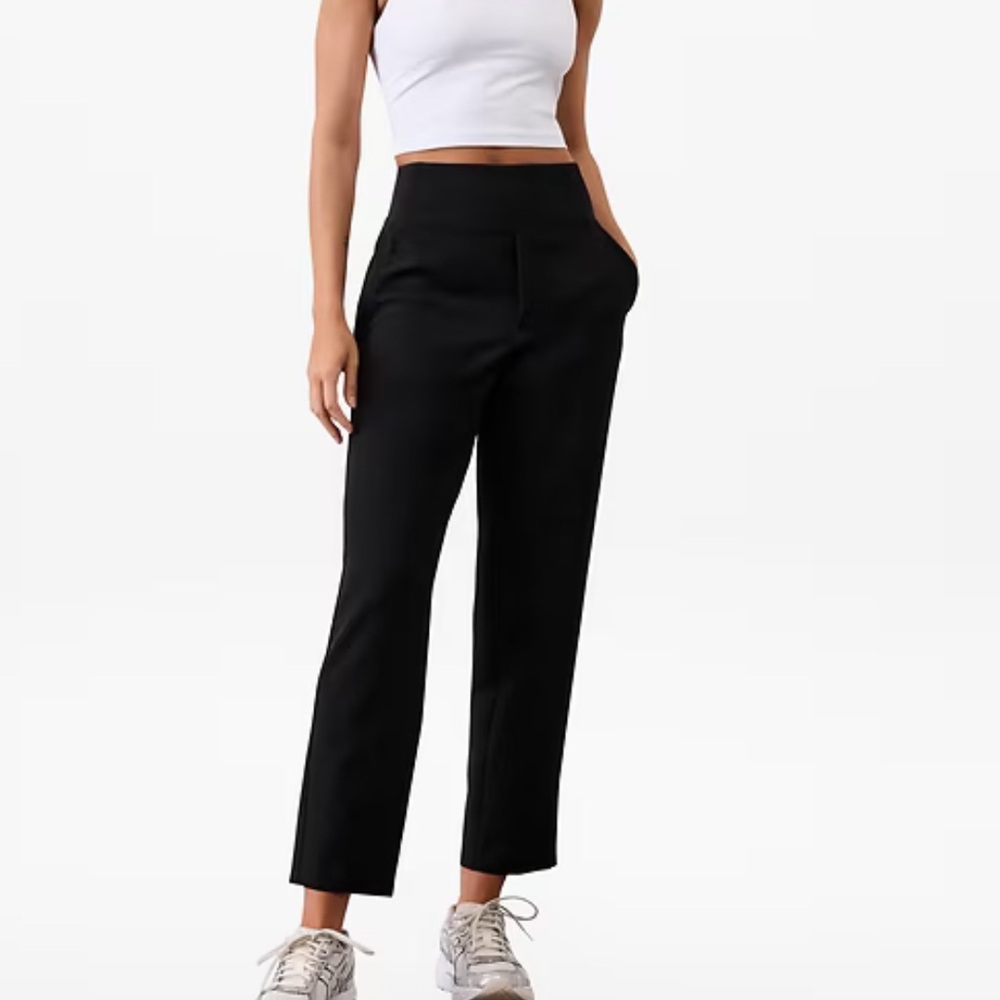 Athleta Classic Black Cropped Pants